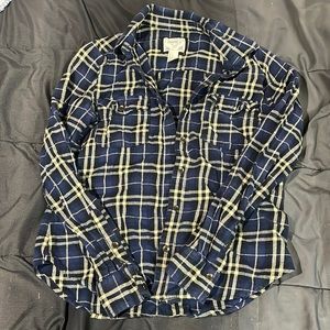 Forever 21 plaid button up